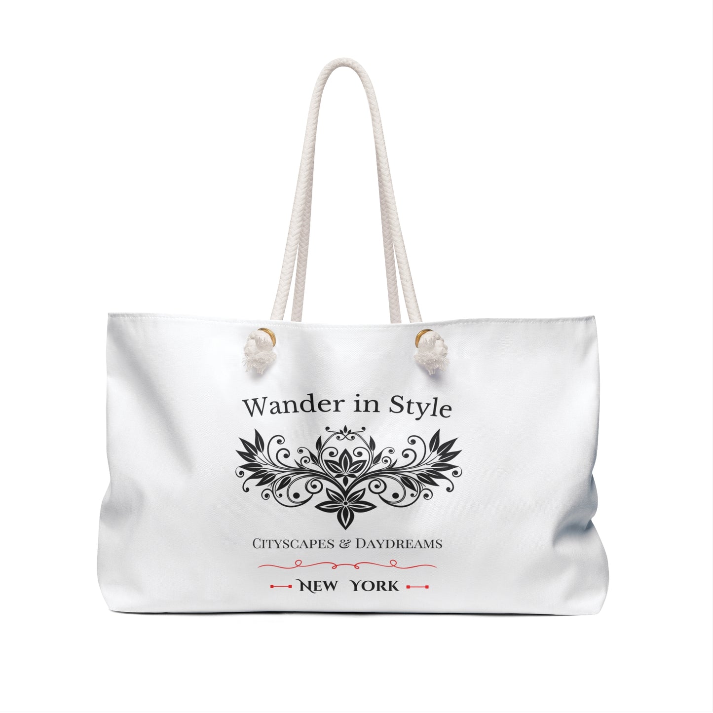 Weekender Bag New York Wander in Style Trendy Travel Tote